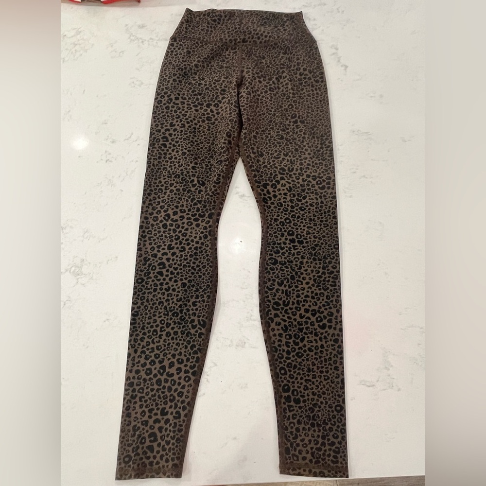 ALO Yoga Leopard Print Leggings - Picture 3 of 6